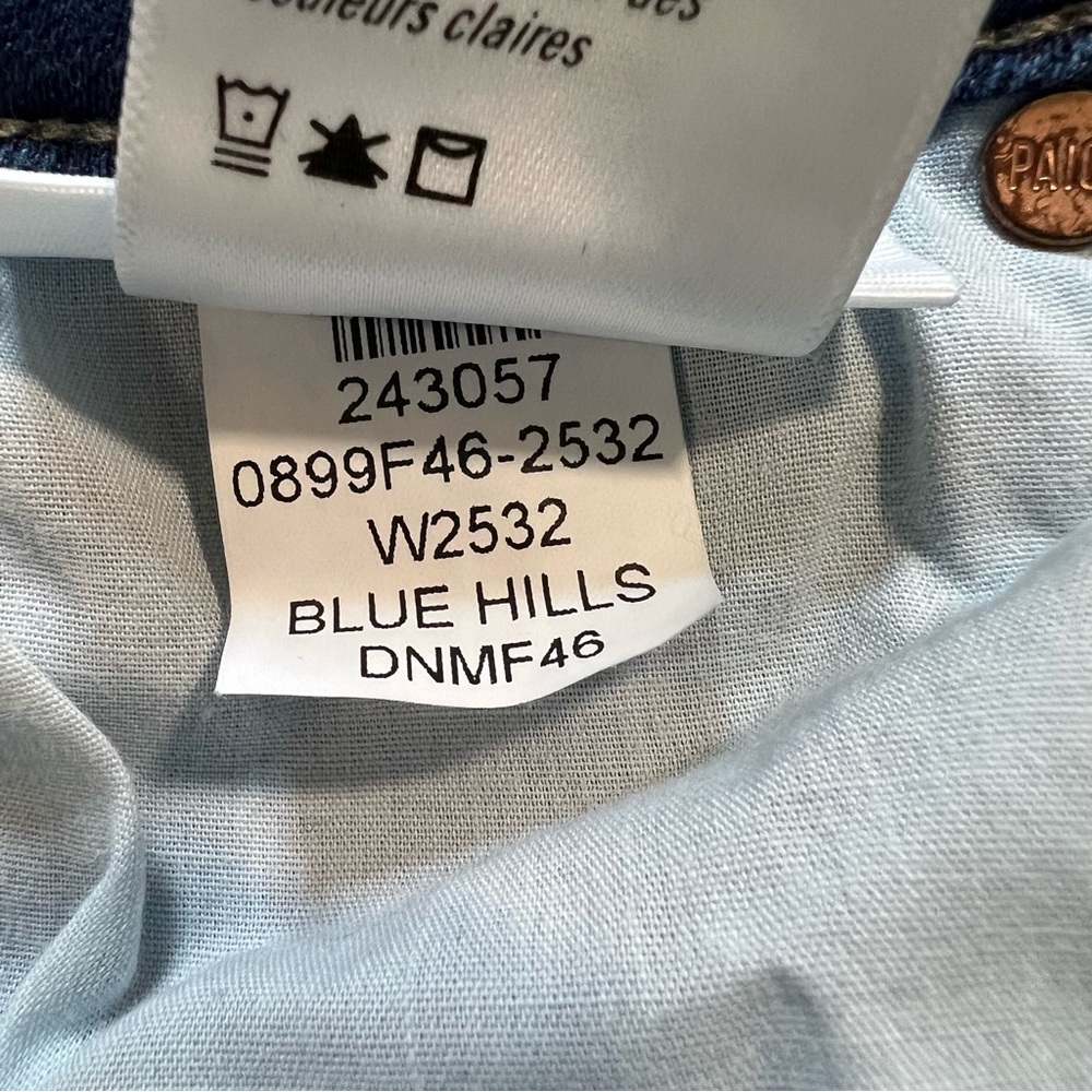Paige Skyline Ankle Peg Women’s Blue Hills Denim Jeans Size 29 - Picture 8 of 10